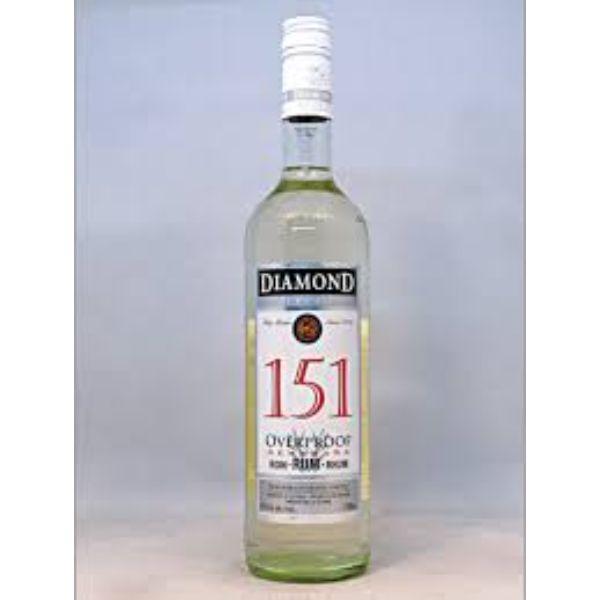 6 x El Dorado (Diamond) 151 Rum 75.5% 750Ml