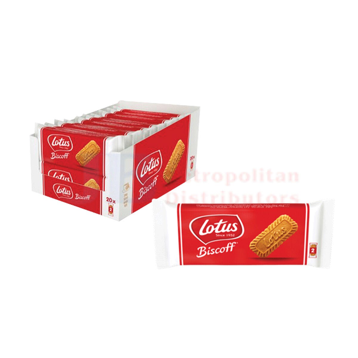 Lotus Biscoff 2 XL Biscuits 25g (24 Pack)