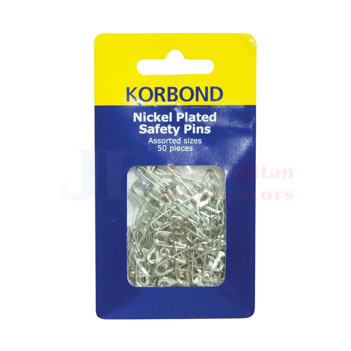 Korbond Silver Safety Pins