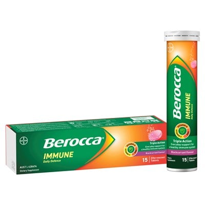 Berocca Immune Blackcurrant (15 Tablets)