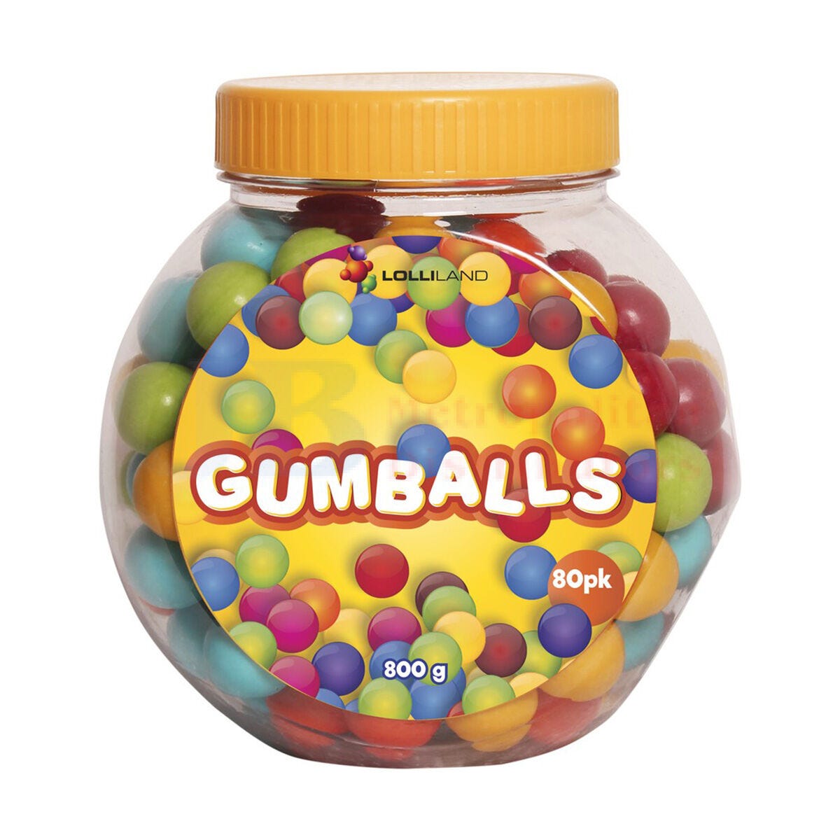 Large Gumballs Jar 900g (100 Piece)
