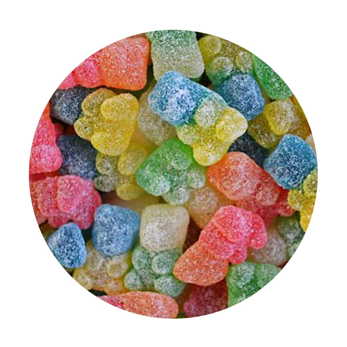 Sour Gummi Bears Bag 1kg (100 Piece)