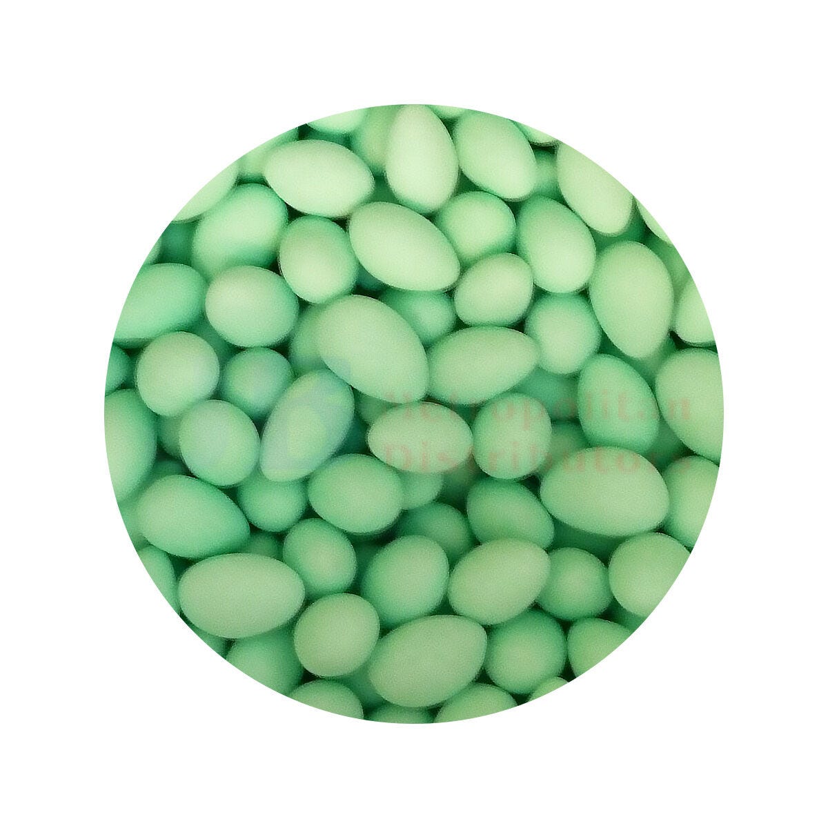 Sugar Coated Green Almonds 1kg (180 Piece)