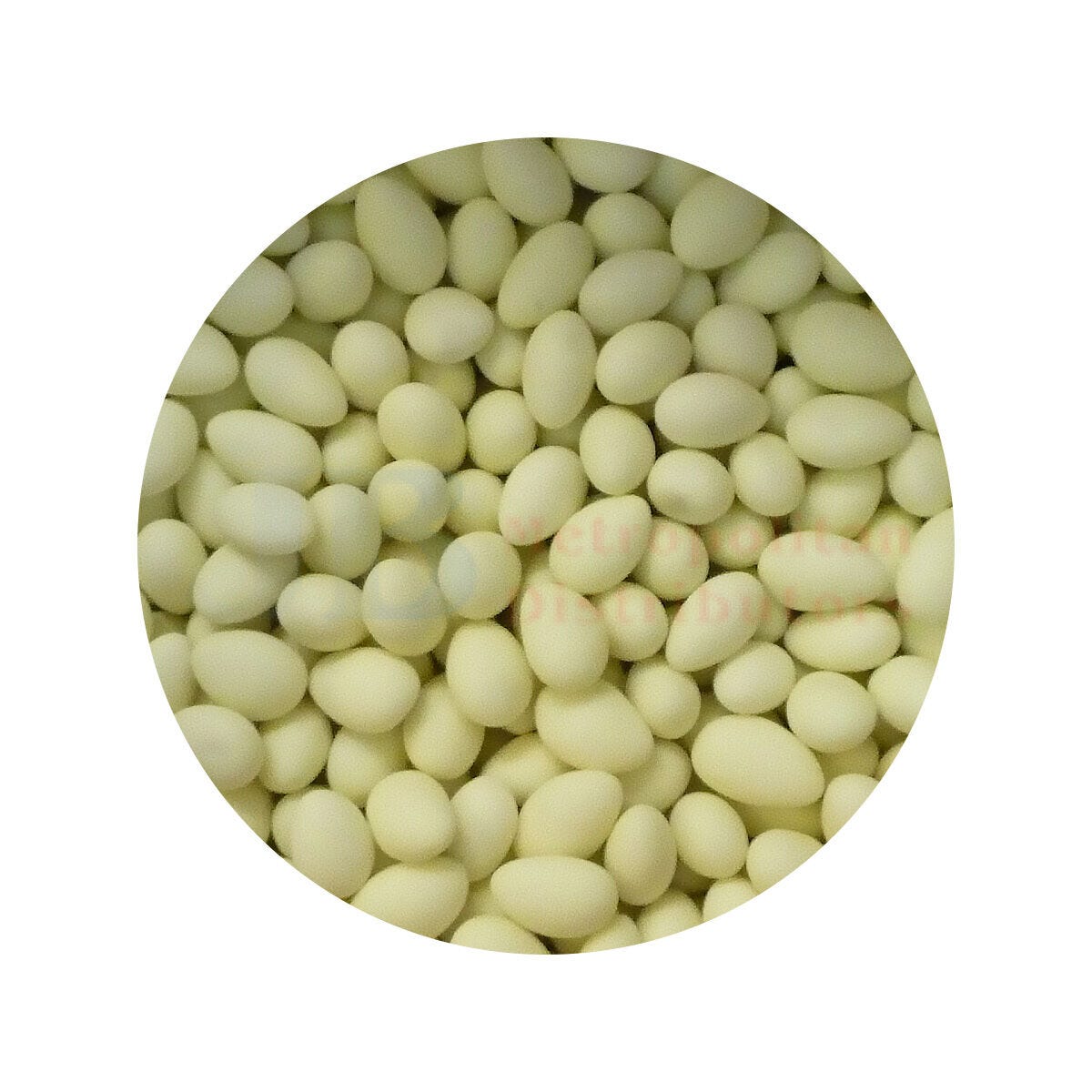 Sugar Coated Yellow Almonds 1kg (180 Piece)