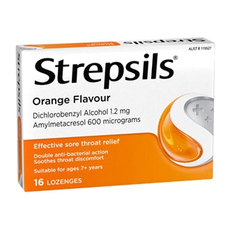 Strepsil Orange (16 Tablets)