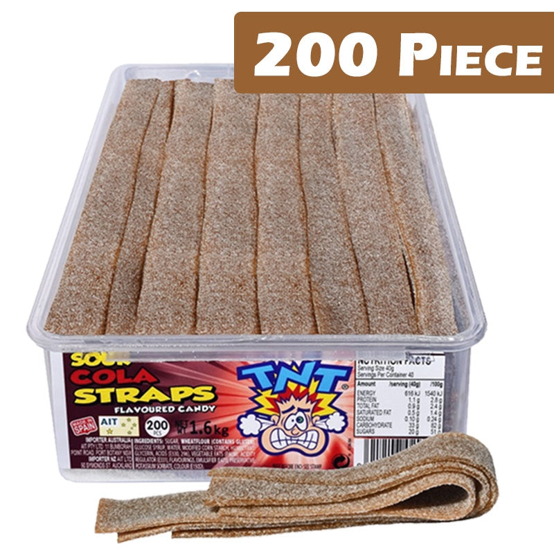 Tnt Straps Cola (200 Pieces)