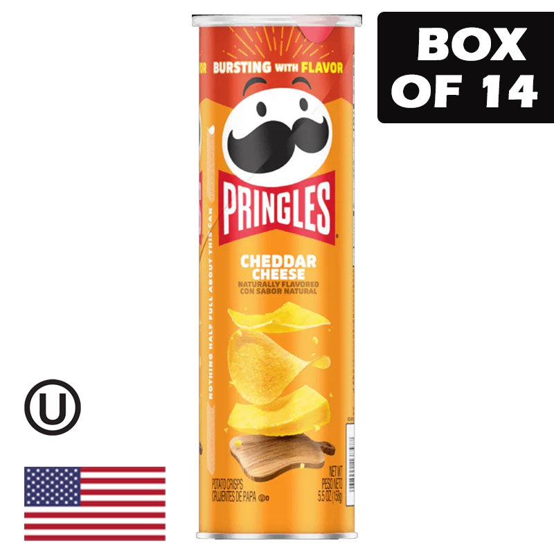 Us Pringle Cheddar Cheese 158g