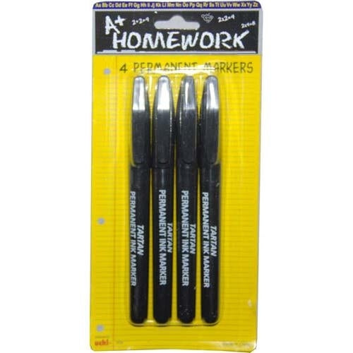 Permanent Marker 4 Pack