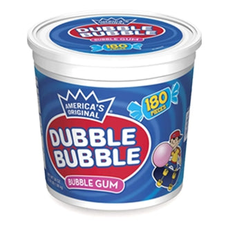 Dubble Bubble Gum Tub (180 Pieces)