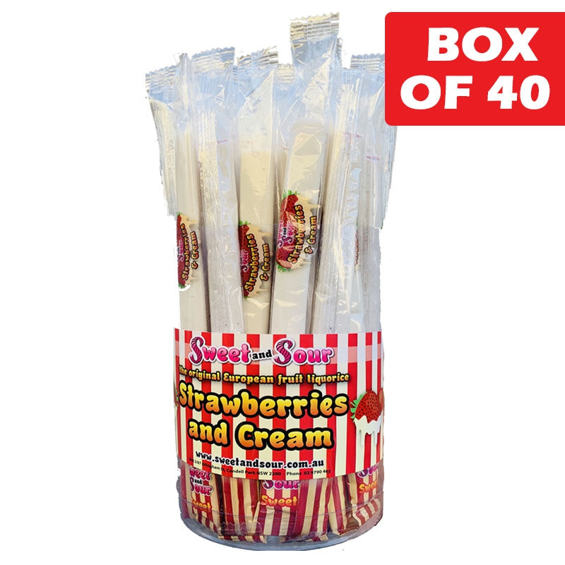 Strawberry Cream Cable 40g