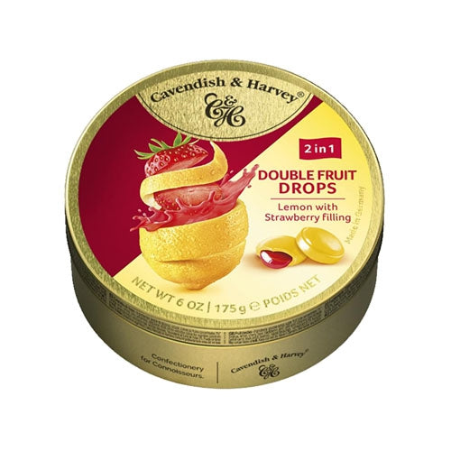 Cavendish & Harvey Duo Lemon Strawbery 175g