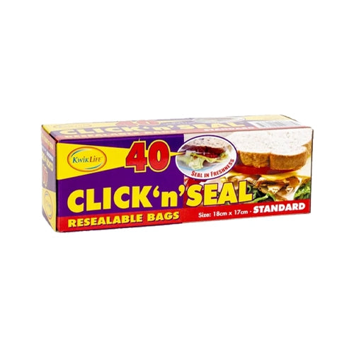Kwik Resealable Bags 18cm x 17cm