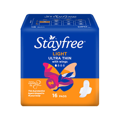 Stayfree Ultra Thin Lightwings 16 Pack