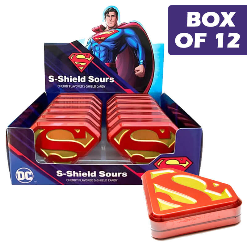 Superman Shield Sours Tin