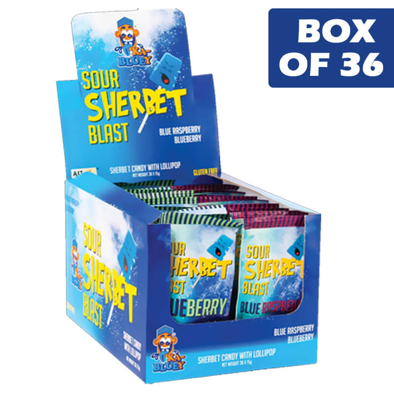 Ka-bluey Sour Sherbet Blast 15g (36 Pack)