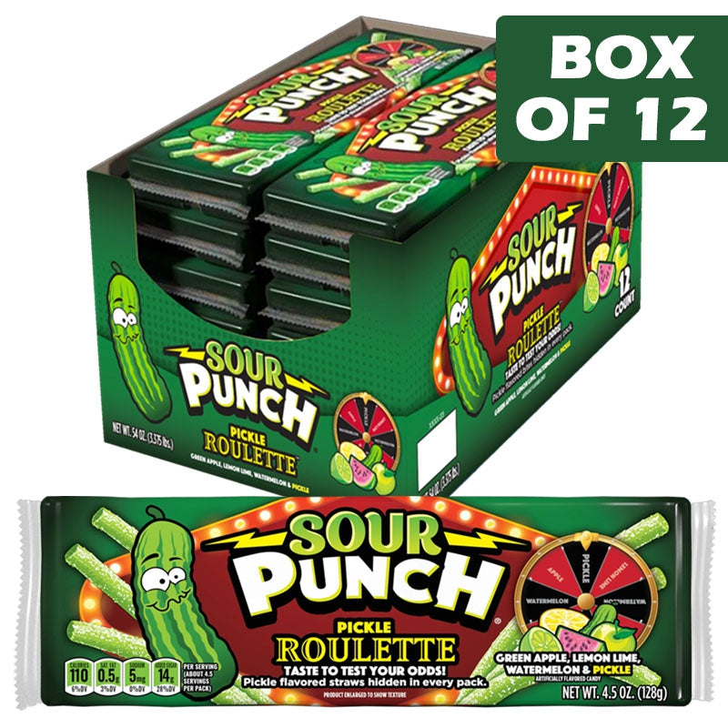 Sour Punch Roulette Pickle 128g