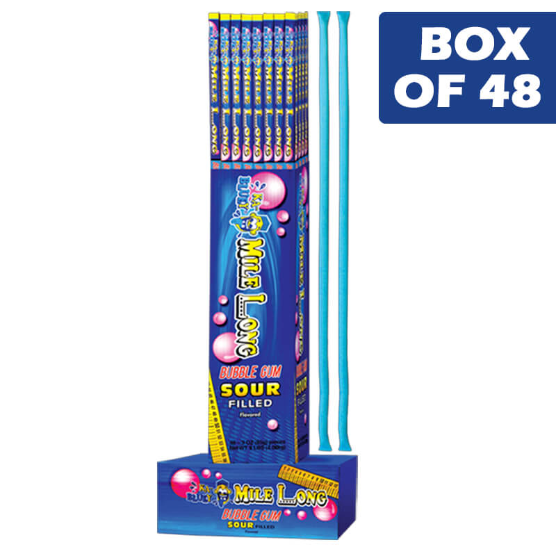 Mile Long Blue Bubble Gum 85g