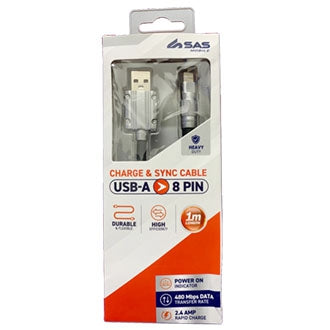 Sas Iphone Cable Heavy Duty 1m
