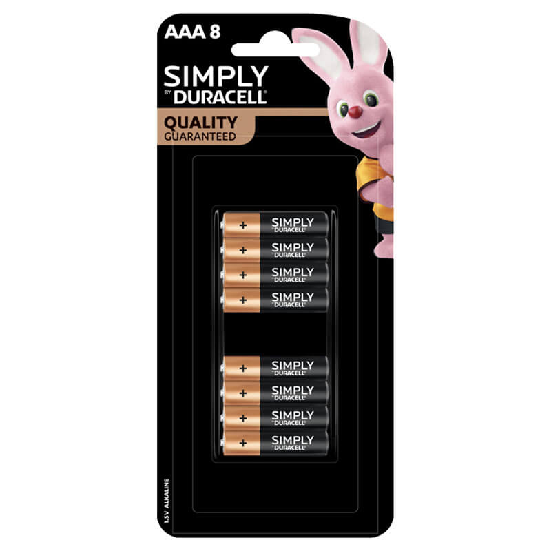 Duracell Simply AAA 8 Pack