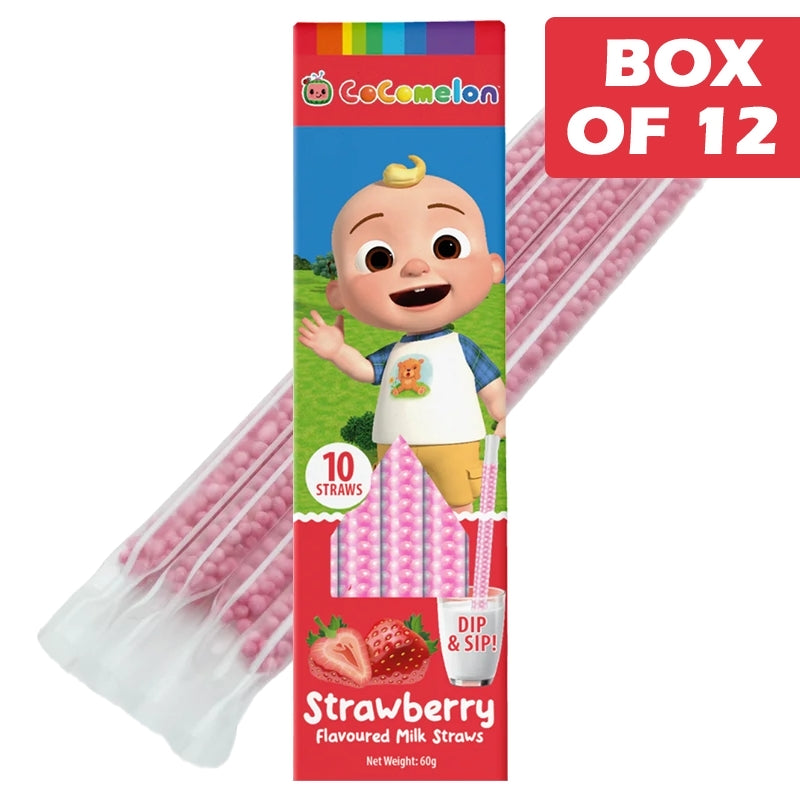CocoMelon Strawberry Straw 60g