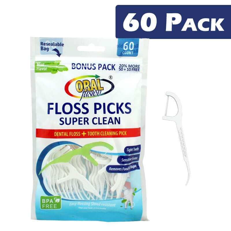 Oral Dental Floss Original (60 Pieces)