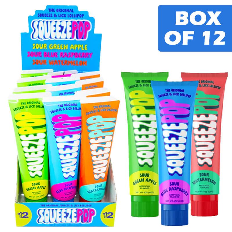 Squeeze Pop Assorted 120g