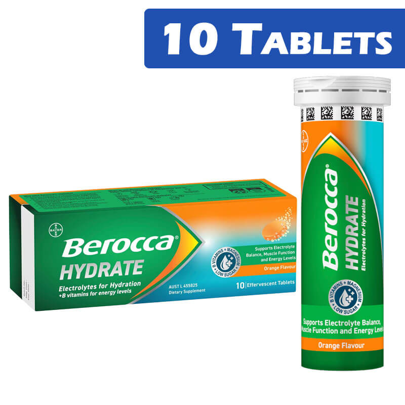 Berocca Hydrate Orange (10 Tablets)