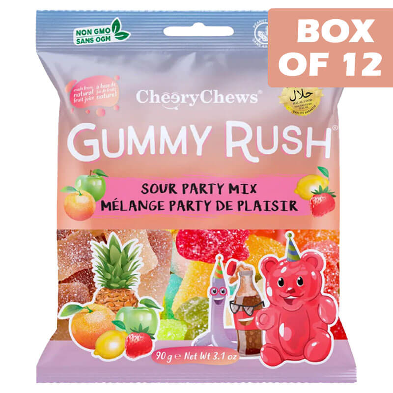 Gummy Rush Sour Party Mix 90g