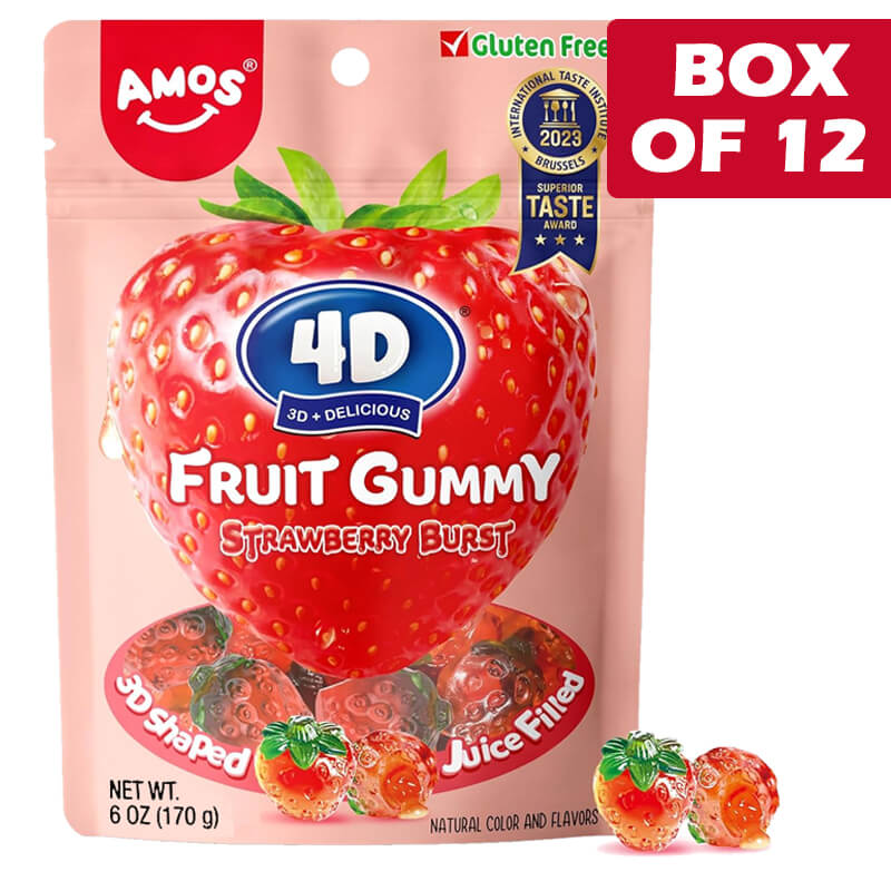 Amos 4D Strawberry Burst 170g