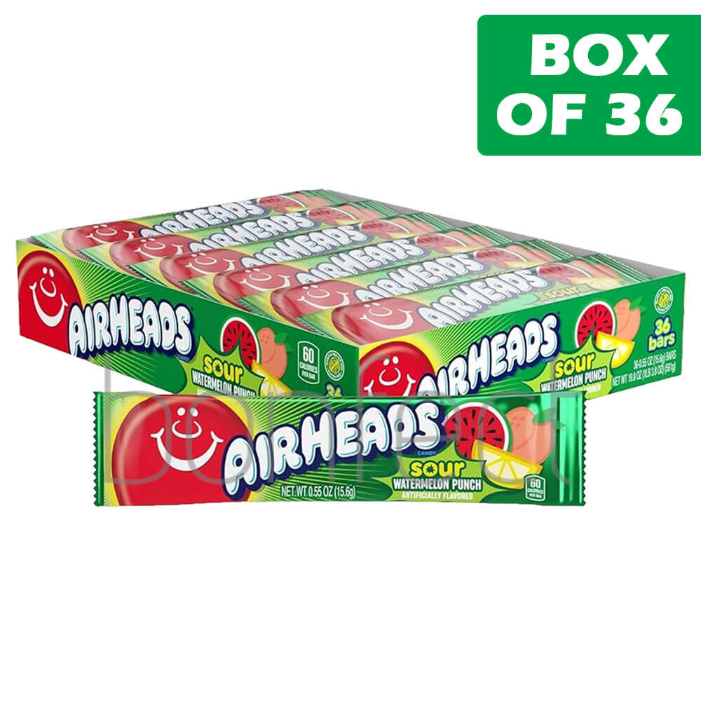 Airhead Bar Sour Watermelon Punch 15g (36 Pack)