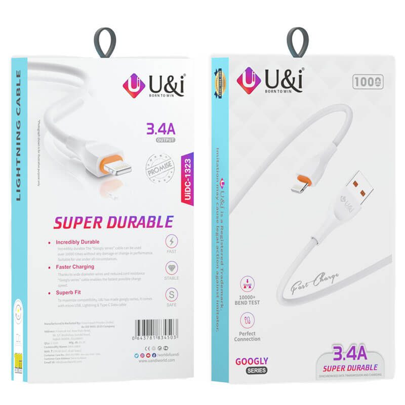 U&i Fast Charging Usb-c To Lgt