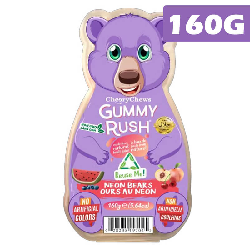 Gummy Rush Neon Bears 160g