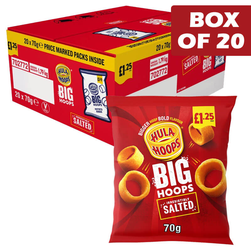 Hula Hoops Salted Rings 70g Pack