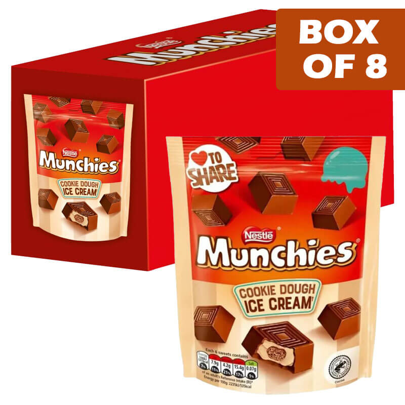 Nestle Munchies Cookie Dough Ice Cream Pouch Bag 100g