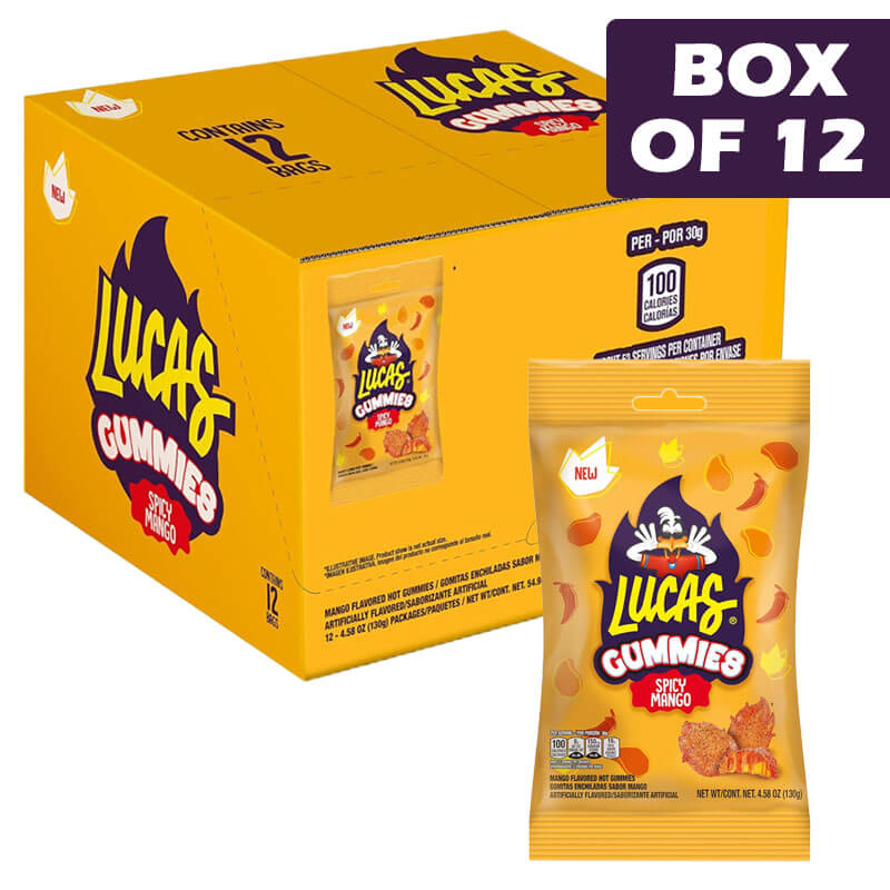 Lucas Spicy Gummies Mango Bag 130g