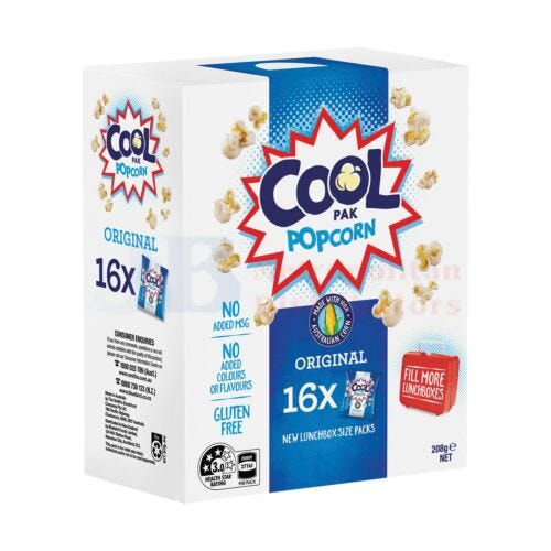 Cool Pak Popcorn Original 208g