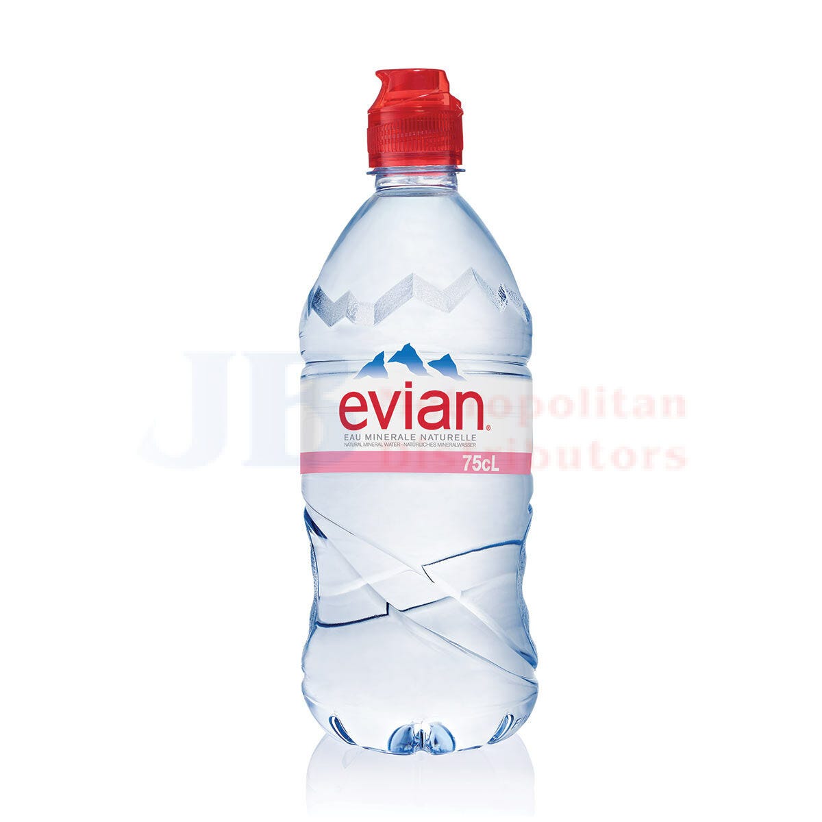 Evian Mineral Water Sports Cap 750ml