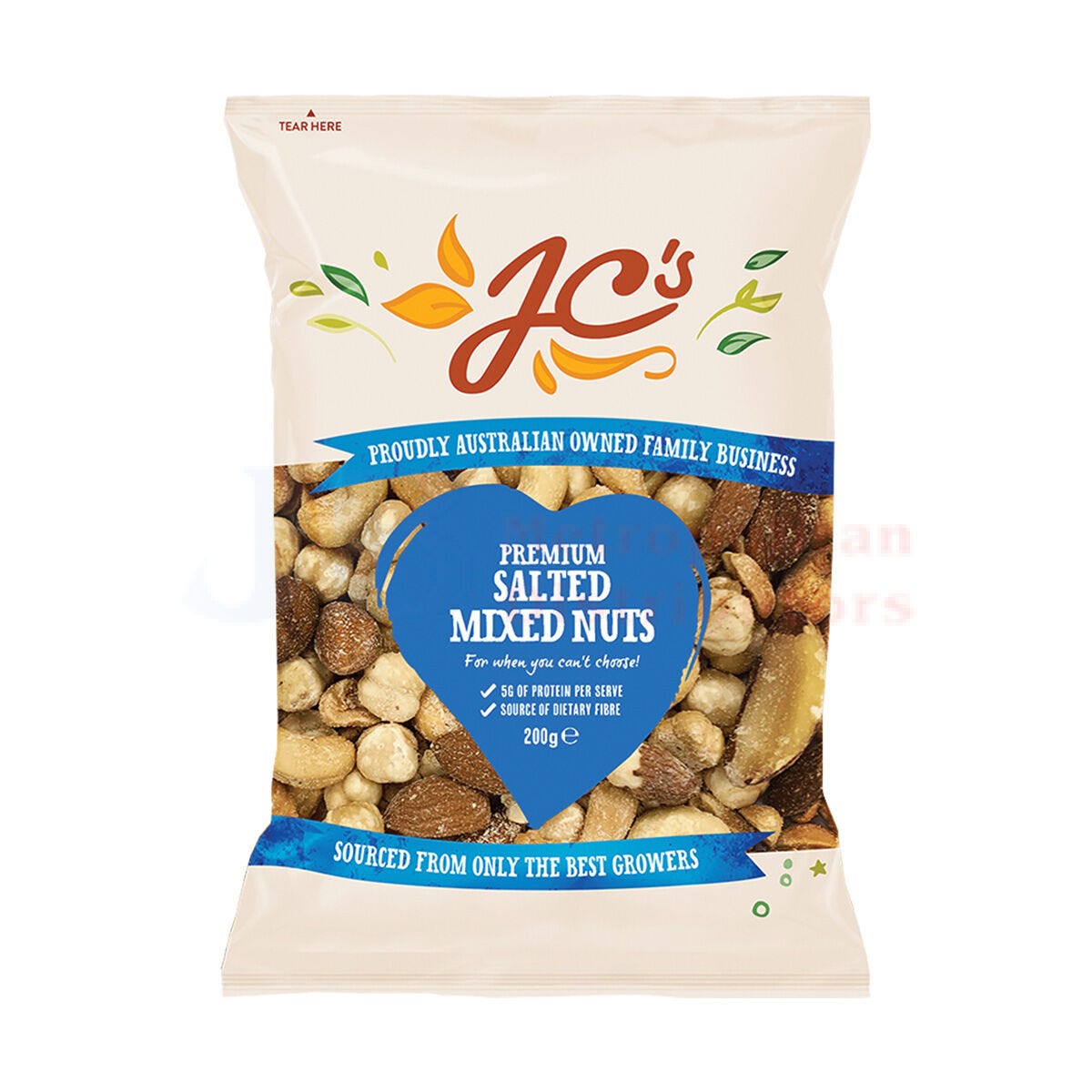 Jc's Salted Mixed Nuts 200g