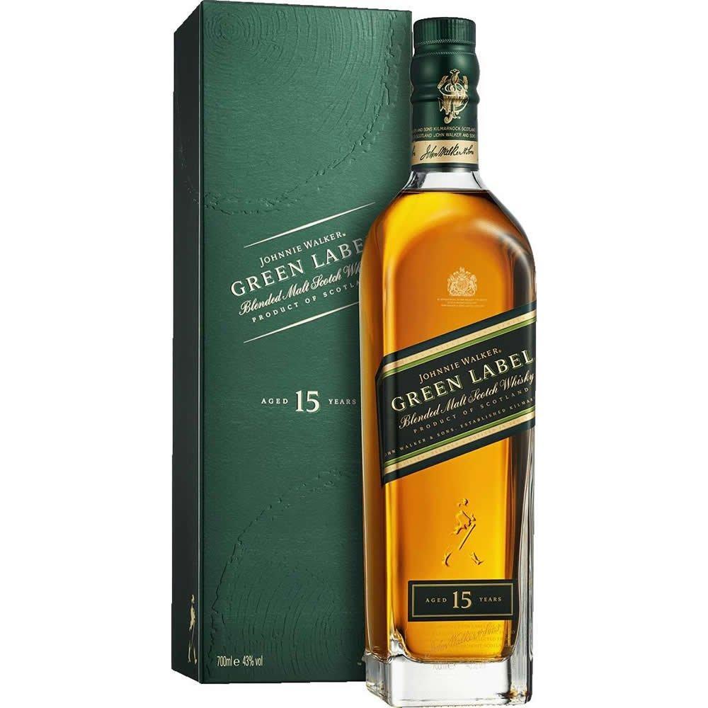 12 x Johnnie Walker Green Label 700Ml
