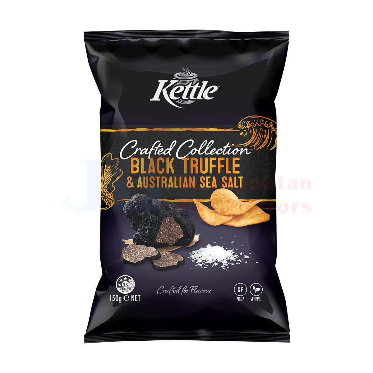 Kettle Black Truffle & Australian Sea Salt 150g