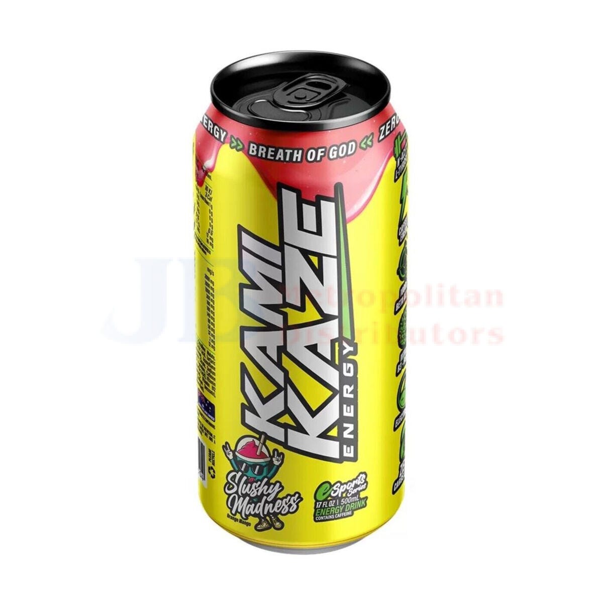 Kamikaze Energy Orange Mango Slushy 500ml