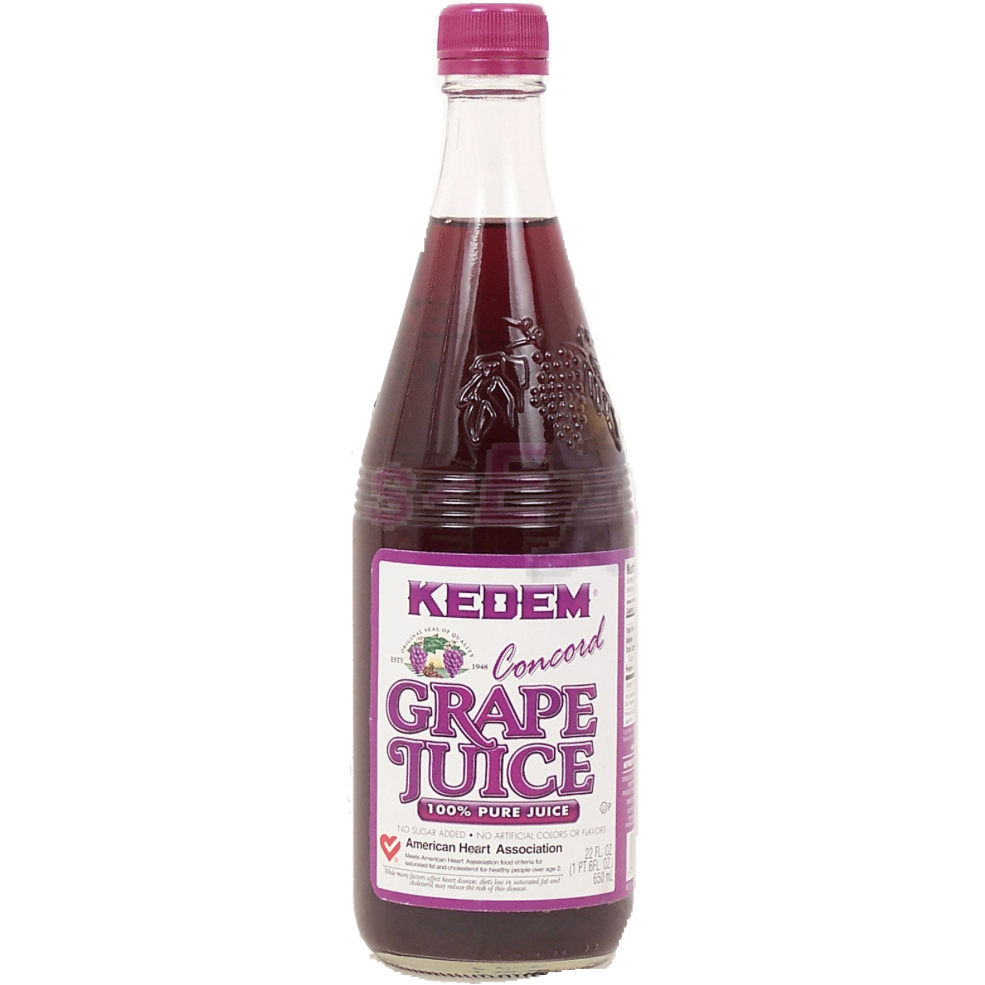 12 x Kedem Concord Grape Juice 650Ml
