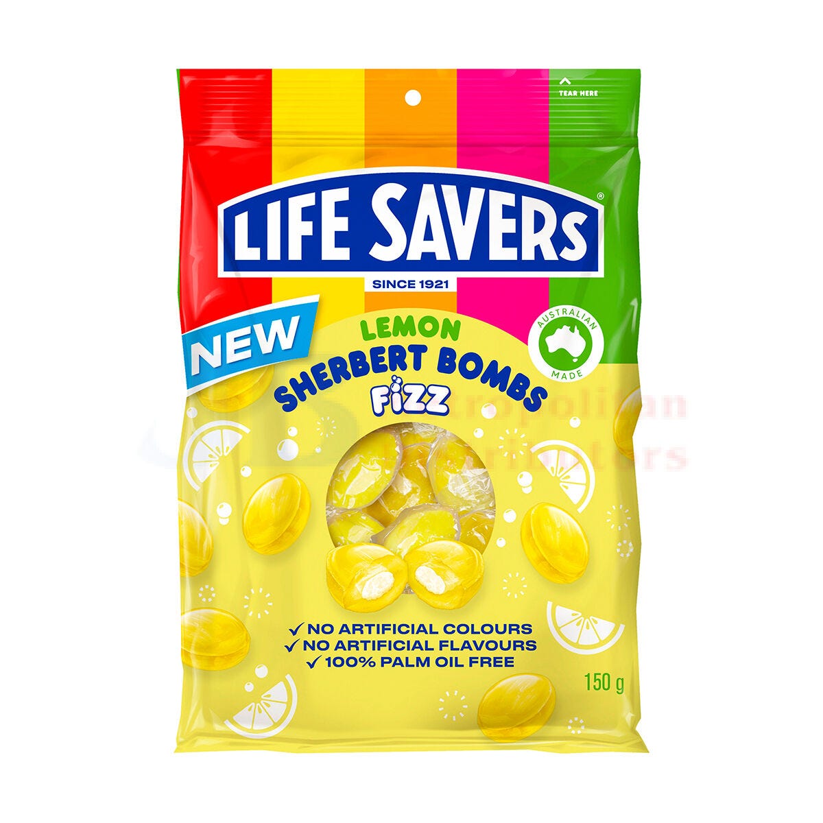 Lifesaver Lemon Sherbert Bombs 150g