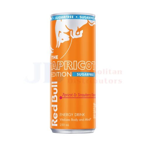 Red Bull Apricot Sugar Free 250ml