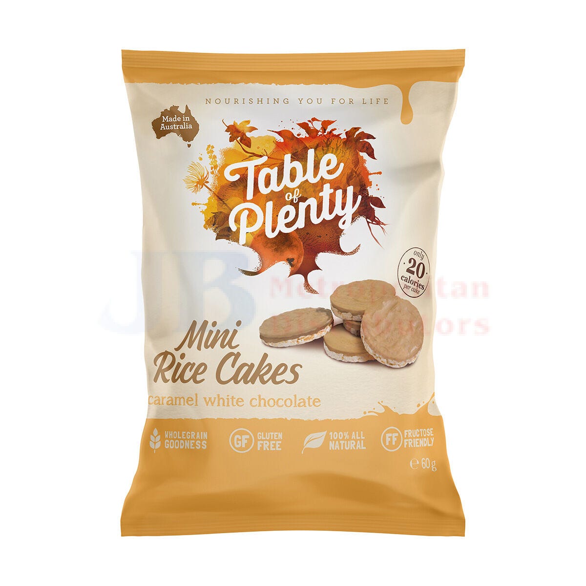 Table Of Plenty Rice Cakes White Choc Caramel 60g