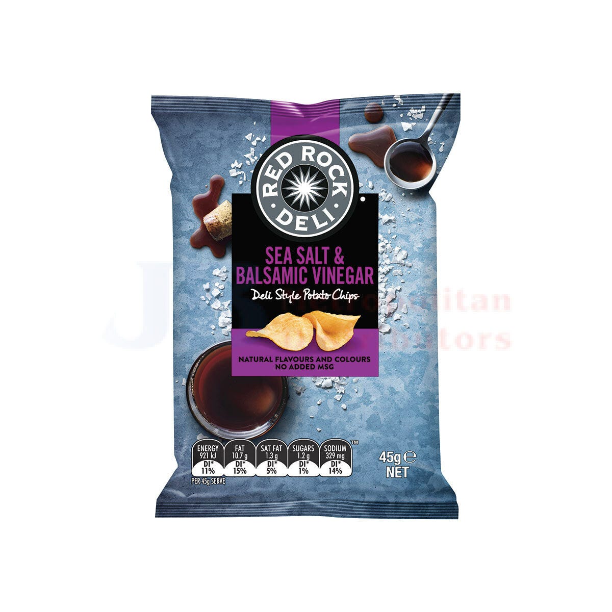 Red Rock Deli Salt & Vinegar 45g