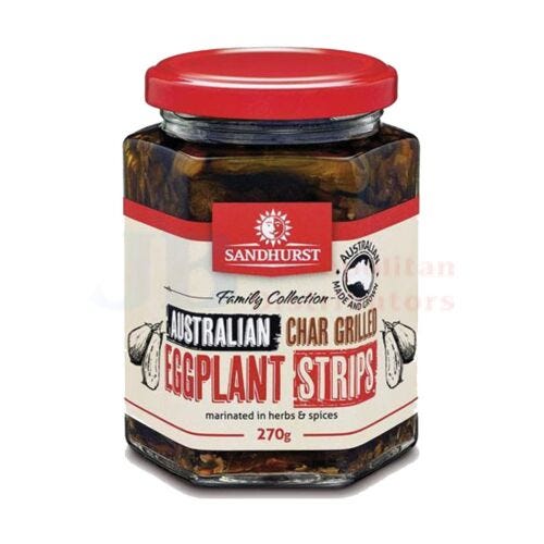 Sandhurst Char Grilled Eggplant 270g