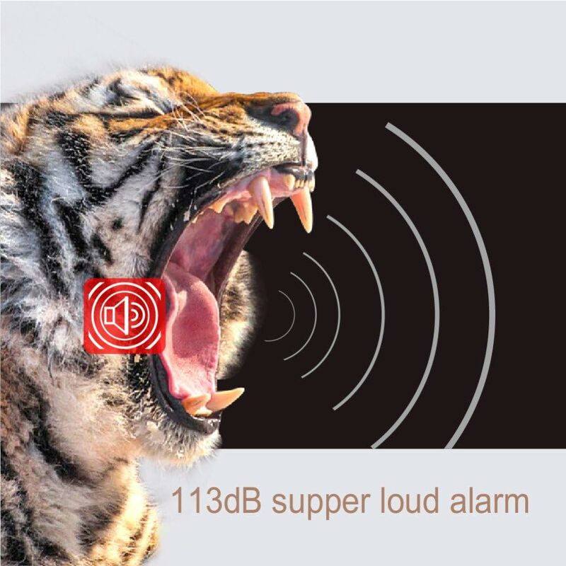Wireless Motorcycle/Bike Security Anti-Theft Alarm With Remote Control, Ip55 Waterproof, 113 Db Super Loud (Black)