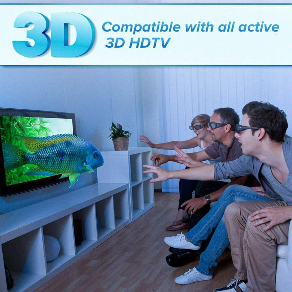 Active Shutter 3d Glasses for Dlp Link Projectors - 96hz / 144hz
