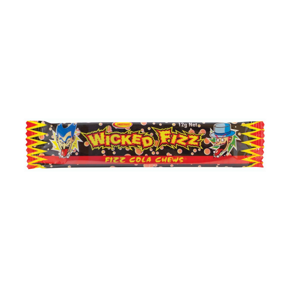Sweetmans Wicked Fizz Cola 12g (72 Piece)